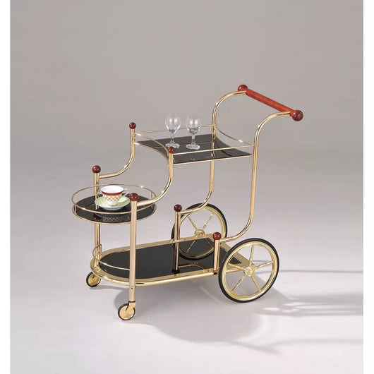 Gold & Black Bar Cart