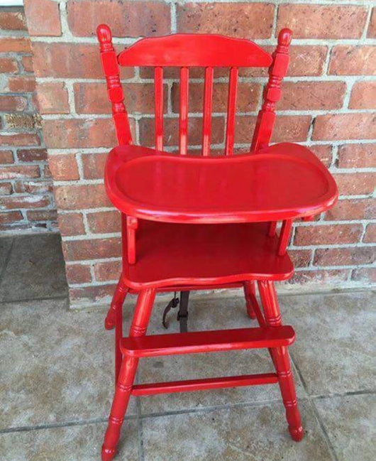 Red Vintage High Chair
