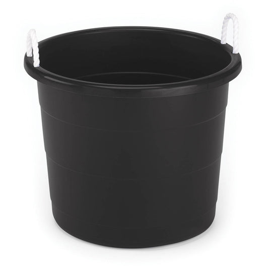 17 gallon black Tub with Handles