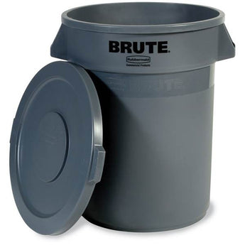 32 gallon Gray Trash Cans