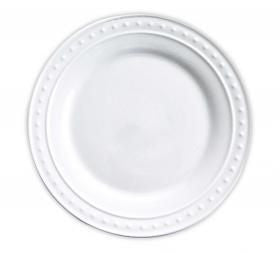 Round Side Plate with Embossed Trim